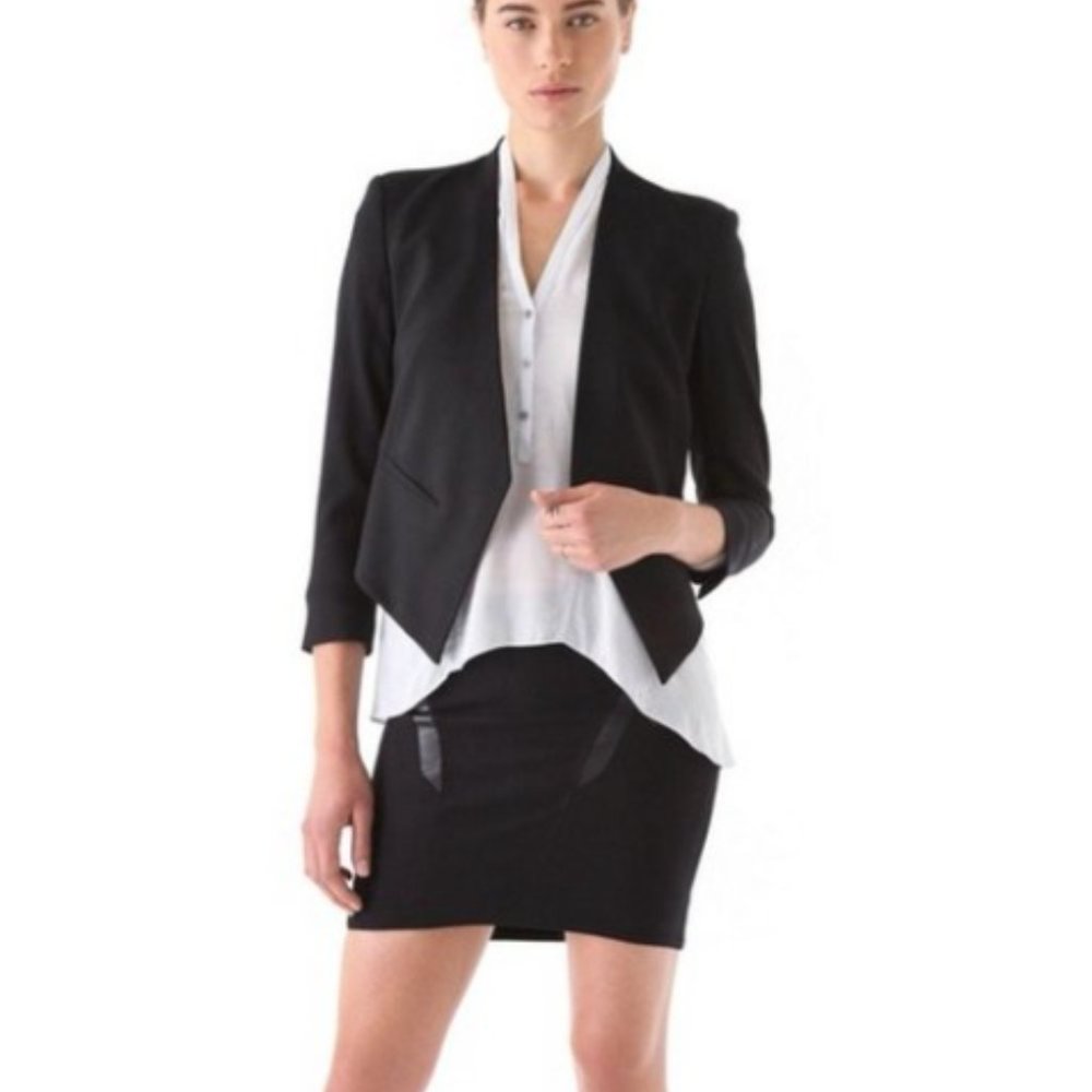 Asymmetrical Hem Tuxedo By Helmut Lang - image 7